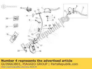 Piaggio Group GU39663801 cap - Bottom side