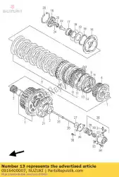 Here you can order the washer from Suzuki, with part number 0916400007: