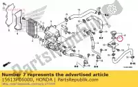 15613PC6000, Honda, embalaje, relleno de aceite honda st pan european  a st1100 st1100a sxs700m2p sxs700m4p 1100 700 , Nuevo