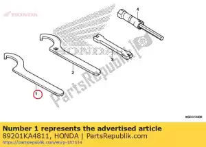 Honda 89201KA4811 chave inglesa a, pino - Lado inferior