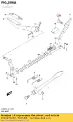 Qui puoi ordinare albero, pedale del freno da Suzuki , con numero parte 4314227C00: