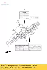 suzuki 9901148G5301K handleiding, eigenaar - Onderkant
