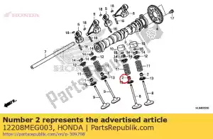 Honda 12208MEG003 vedação, haste da válvula (arai) - Lado inferior