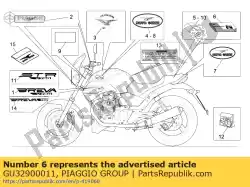 Tutaj możesz zamówić podr? Cznik operatora od Piaggio Group , z numerem części GU32900011: