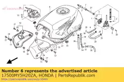 Tutaj możesz zamówić komplet zbiorników, rodzaj paliwa (wl) * od Honda , z numerem części 17500MY5H20ZA:
