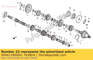 honda 90461286000 washer b, thrust, 25mm - Bottom side