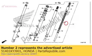 honda 51401KYJ901 no hay descripción disponible en este momento - Lado inferior