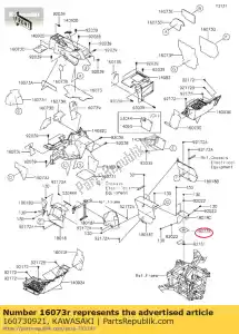 kawasaki 160730921 01 izolator, tunel rr, rr - Dół