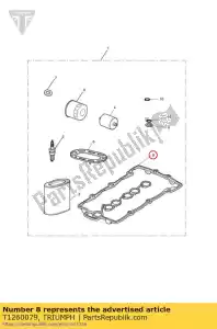 triumph T1260079 afdichting nokafdekking - Onderkant