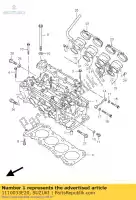 1110033E20, Suzuki, hoofd, cilinder suzuki gsx r 750 1996 1997 1998 1999, Nieuw