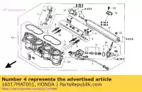 16017MATE01, Honda, nenhuma descrição disponível no momento honda cbr 1100 1999 2000 2001 2002 2003 2004 2005 2006 2007 2008, Novo