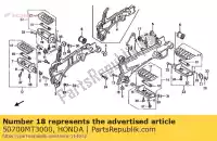 50700MT3000, Honda, Houder l, stap honda st pan european  a st1100 st1100a 1100 , Nieuw