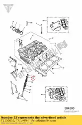 Here you can order the retainer spring valve from Triumph, with part number T1130053: