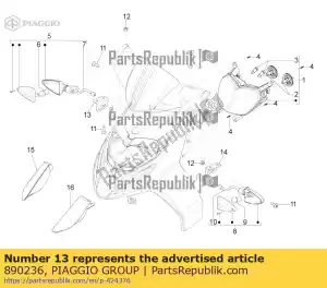 Piaggio Group 890236 wsparcie rh - Dół