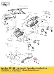 Ici, vous pouvez commander le amortisseur zr1000-a1 auprès de Kawasaki , avec le numéro de pièce 921610036: