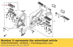 Aqui você pode pedir o guia, tubo de drenagem em Honda , com o número da peça 50605MN4000:
