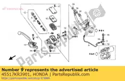 Aquí puede pedir soporte, cilindro maestro de Honda , con el número de pieza 45517KR3901: