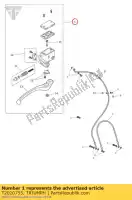 T2020755, Triumph, m/cyl assy, front, adj, 14 triumph street triple street triple from vin 560477 street triple to vin 560476 tiger 800 tiger 800xc 675 800 2008 2009 2010 2011 2012 2013 2014 2015 2016, New