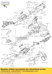 Aqui você pode pedir o bracket-comp, tool cover zx1000 em Kawasaki , com o número da peça 230620839: