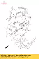 3B3F339100P9, Yamaha, panel, przód yamaha xf t giggle 50 4, Nowy