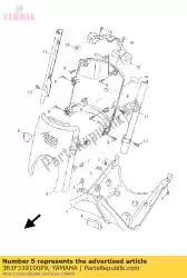 Here you can order the panel, front from Yamaha, with part number 3B3F339100P9: