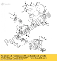 AP8520287, Aprilia, Oil seal 6x15x5.7, New