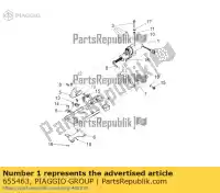 655463, Piaggio Group, electrical motor gilera moto-guzzi gp norge zgulps01, zgulpt00, zgulps03 800 1200 2006 2007 2009 2014 2016 2017, New