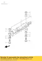 0918008130XC0, Suzuki, distanziatore, 8.4x14x6 suzuki gsxr  w gsx r1100 r750 r750w 750 1100 , Nuovo