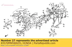 Here you can order the cove*type1/type3* from Honda, with part number 83570MN5000ZD: