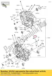 Tutaj możesz zamówić rura, olej vn900b6f od Kawasaki , z numerem części 321540752: