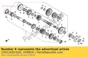Honda 23451KB1920 marcia c2 32t - Il fondo