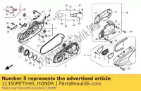 11350MFT640, Honda, cover assy., l. fr. honda fjs silver wing d a fjs400a fjs400d fjs400 400 , Novo