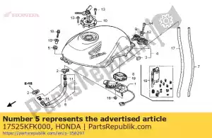 Honda 17525KFK000 gomma, montaggio su serbatoio - Il fondo