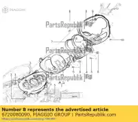 6720080090, Piaggio Group, calotta frontale porta strumenti piaggio mp zapm75100 zapta0100 125 300 2011 2016 2017 2018 2019, Nuovo