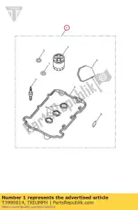 triumph T3990014 zestaw serwisowy silnika - Dół