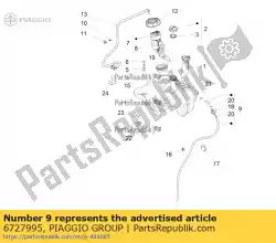 Aquí puede pedir tubo de respiración completo de Piaggio Group , con el número de pieza 6727995: