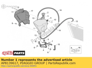 aprilia AP8139617 corp - La partie au fond