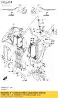 1785328H10, Suzuki, tuyau, radiateur j suzuki  rmx 450 2011 2012 2014 2015 2016 2017 2018, Nouveau