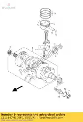 Here you can order the piston from Suzuki, with part number 1211147H100F0: