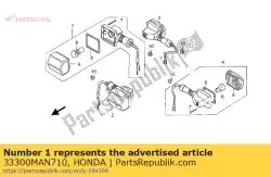 Here you can order the no description available from Honda, with part number 33300MAN710: