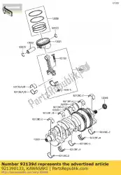 Qui puoi ordinare boccola, manovella # 1 & # 3 & # 5, b zx140 da Kawasaki , con numero parte 921390133: