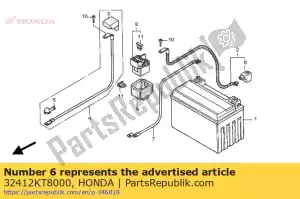 honda 32412KT8000 coprire un terminale della batteria - Il fondo