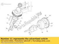 GU12021800, Piaggio Group, Prigioniero moto-guzzi california california alum tit pi cat california ev ev touring pi california ev pi cat california ev v california ii california iii carburatori california iii carburatori carenato california iii iniezione california jackal california special ca, Nuovo