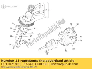 Piaggio Group GU12021800 goujon - La partie au fond