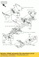 230480003, Kawasaki, lâmpada de sinalização da lente, rr kawasaki zx6rr ninja n zx10r c  zx 10rr 10r 6r 6rr 600 1000 , Novo