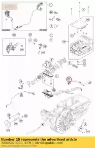 ktm 70045070000 engine wire harness - Bottom side