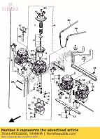 3XW149030000, Yamaha, carburetor assy 3 yamaha fj fja 1200, New