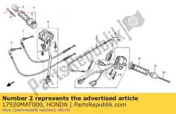 Tutaj możesz zamówić kabel komp. B, przepustnica od Honda , z numerem części 17920MAT000: