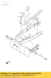 Here you can order the chain protector from Suzuki, with part number 6131008J00: