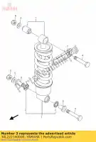 34L222160000, Yamaha, bucha, amortecedor traseiro yamaha fz tdr tzr xj xt 125 600 1990 1991 1992 1993 1994 1995 1996 1997 1998 1999 2000 2001 2002 2004 2005 2006 2007 2008 2009 2010 2011 2014 2015, Novo